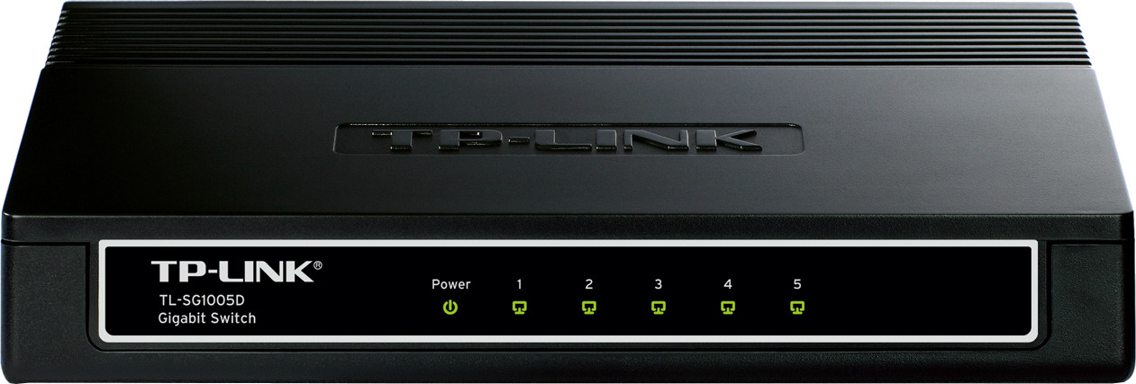 TP-Link TL-SG1005D 5-Port Gigabit Desktop Switch (Black)