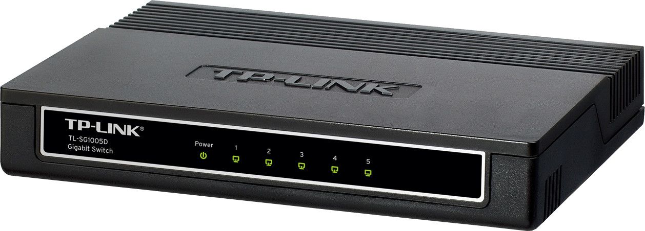 TP-Link TL-SG1005D 5-Port Gigabit Desktop Switch (Black)