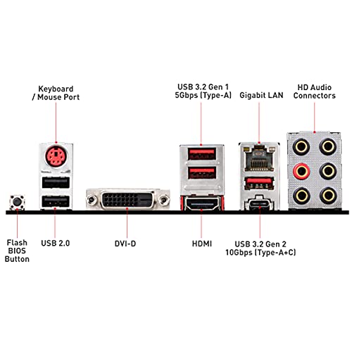 MSI B450 Tomahawk MAX II ATX Gaming Motherboard Socket AM4 DDR4