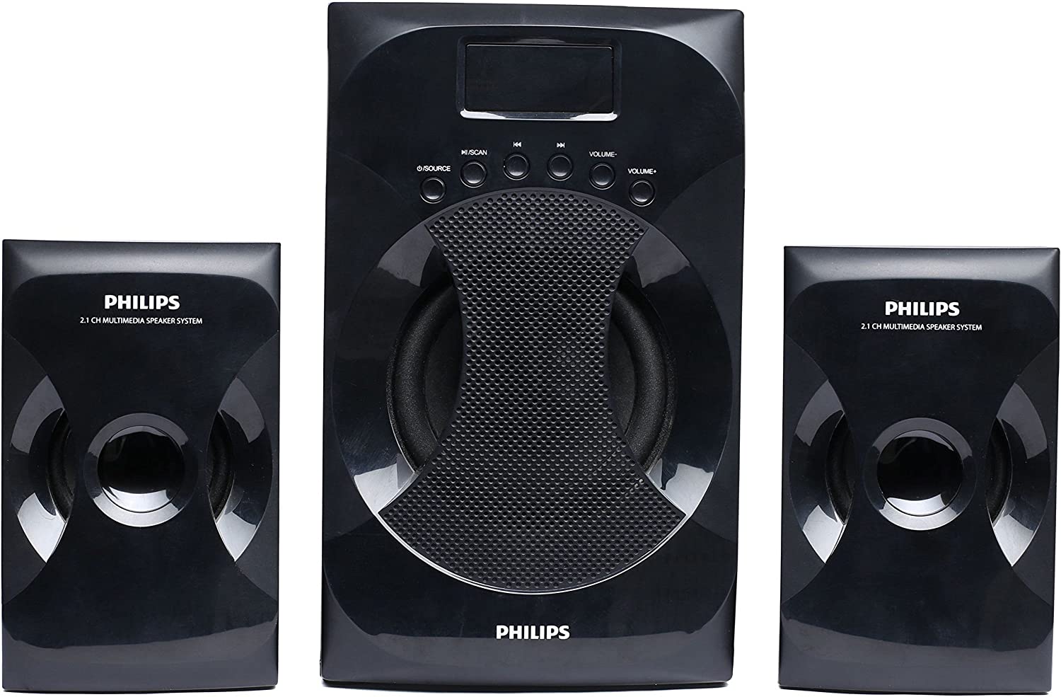 Philips MMS-4040F/94 2.1 Channel Multimedia Speaker System (Black)-