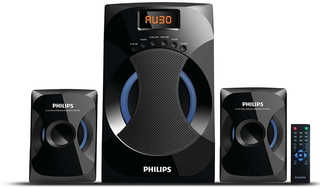 Philips MMS-4545B 2.1 Channel Speakers System (Black)-